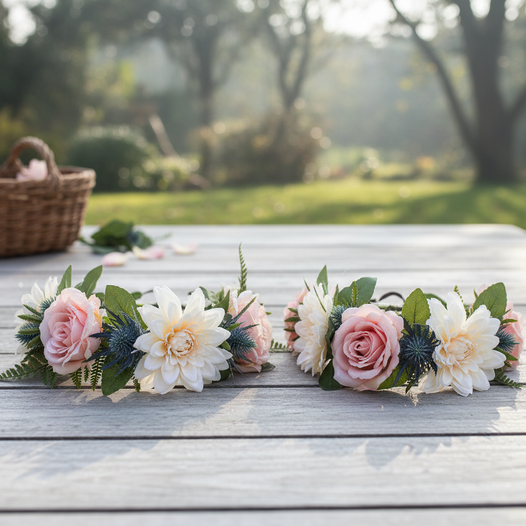 Perfect Flower Crown: Silk vs. Fresh Guide